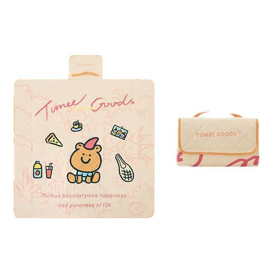 Member's Choice A Little Naughty x Pingu Estera de picnic para acampar al aire libre Estera ultrasónica a prueba de humedad