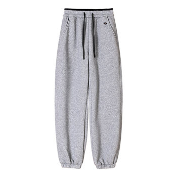 Korean style velvet leg casual pants 2025 autumn and winter new style