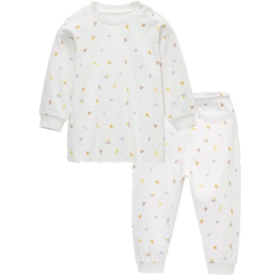 Liyinfang Children's Baby Pure Cotton Underwear Set for Boys and Girls Home Furnishings, Sleepwear, Spring/Summer Thin Air Conditioning Clothing