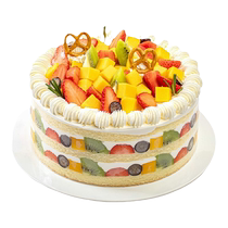 (Happy Cake) Full of Happiness Birthday Cake Animal Cream National Citywide Delivery Fruit Dessert Party