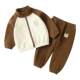 Children's fleece suit baby warm clothing