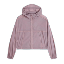 Purple ice silk hooded sun protection jacket for women summer new fashion brand high-end light and breathable cool sun protection jacket