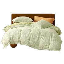 Mercury Home Textiles milk velvet four-piece set anti-static warm velvet set Nordic style quilt cover sheet quilt cover 24 years new product