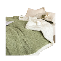 Ciel dhiver Lait Lait Lait Blanket Dorm Room Après-midi Nap Couverture Blanket Bed Linen Coral Flannel Sofa Quilt Bed