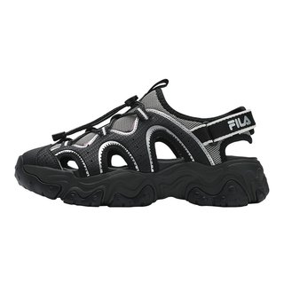 FILA斐乐官方猫爪凉鞋女鞋2025夏季新款沙滩鞋凉拖透气玛丽珍鞋子