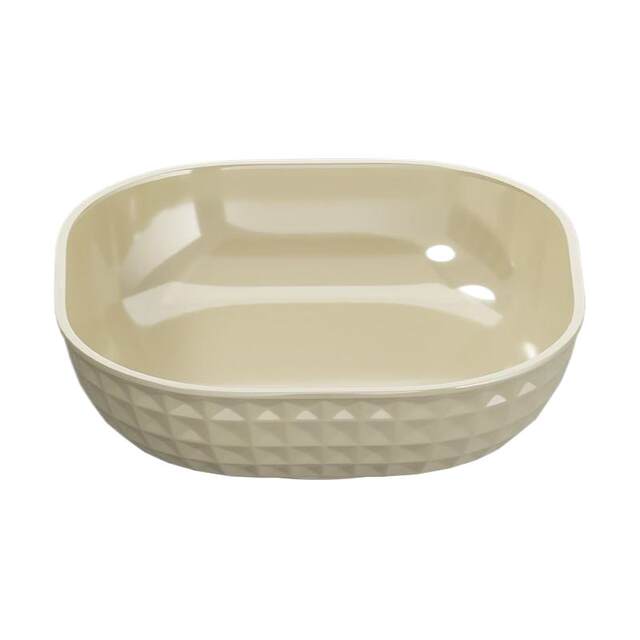 Bone spit plate household small plate living room fruit plate dining table garbage spit bone slag plate plastic plate snack