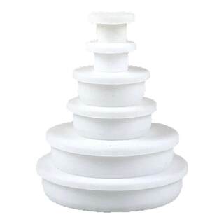 50管75管道110钢管地漏塞PVC管堵头闷头硅胶密封盖下水道防臭塞子