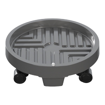 Flowerpot tray universal wheel water tray with wheels removable base roller pulley chassis pad green plant flower stand base