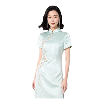 Gowani Giovanni summer dress new Chinese style cheongsam retro elegant waist slimming ET2E242401