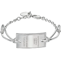 (Self-operated) Glam Ever tag bracelet for women cool style personality niche creative design hand jewelry