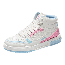 Pull back womens shoes thick-soled high-top shoes for women 2024 new womens spring and autumn versatile casual board shoes sports shoes for women