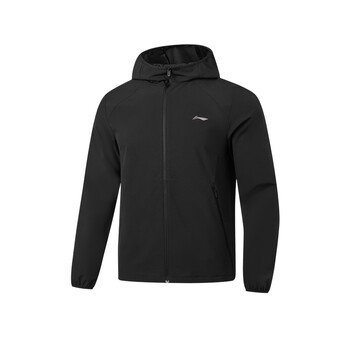 Li ning slim hooded men's sports windbreaker sportswear