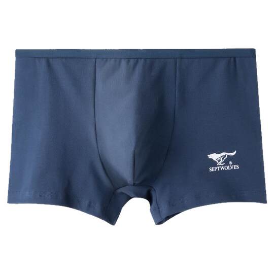 七匹狼男士内裤男款弹力纯棉四角裤男式抗菌全棉不变形大码短裤男