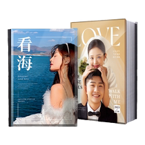 Wedding photo album customized high-end wedding photo production crystal photo studio wedding and childrens photo editing included in the album