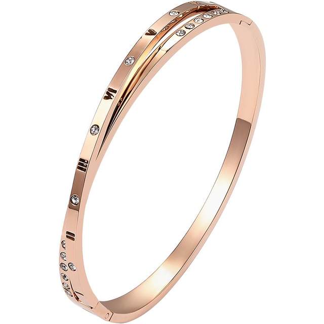ZEGL digital bracelet women's rose gold bracelet gift