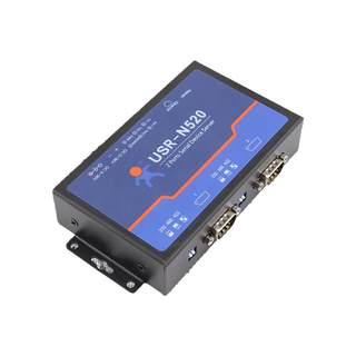 Rs232/485 dual serial port server n520