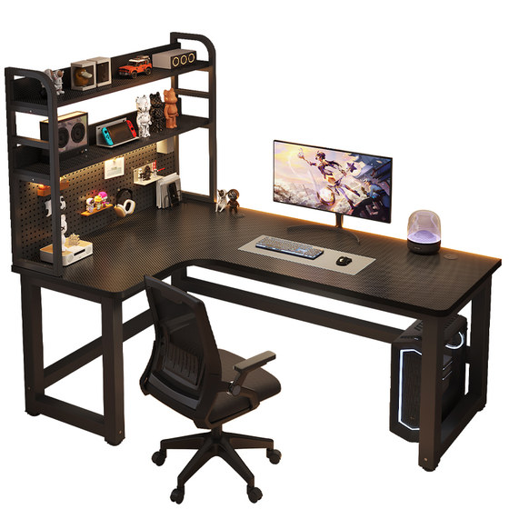 Corner gaming table bedroom home desktop computer table