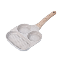 Lock & Lock Breakfast Multifunctional Omelette Egg Hamburger Pan Non-stick Steak Maifan Stone Household Small Pancake Pan