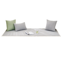 (Bingdoudou Teddy Velvet) Double-sided Bay Window Mat Window Sill Mat Summer Balcony Seat Cushion Customized for All Seasons