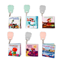 Beiyi cloth book early education enlightenment baby toy baby busy tail cloth book cognitive can be chewed but not torn