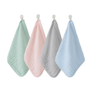 Sanli face wash towel pure cotton 100 cotton 2025 new baby and adult household absorbent gauze small square towel