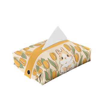 Car tissue box neoclassical floral paper box