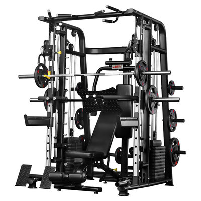 Smith machine commercial strength comprehensive training equipment set combination home fitness multi-function squat gantry