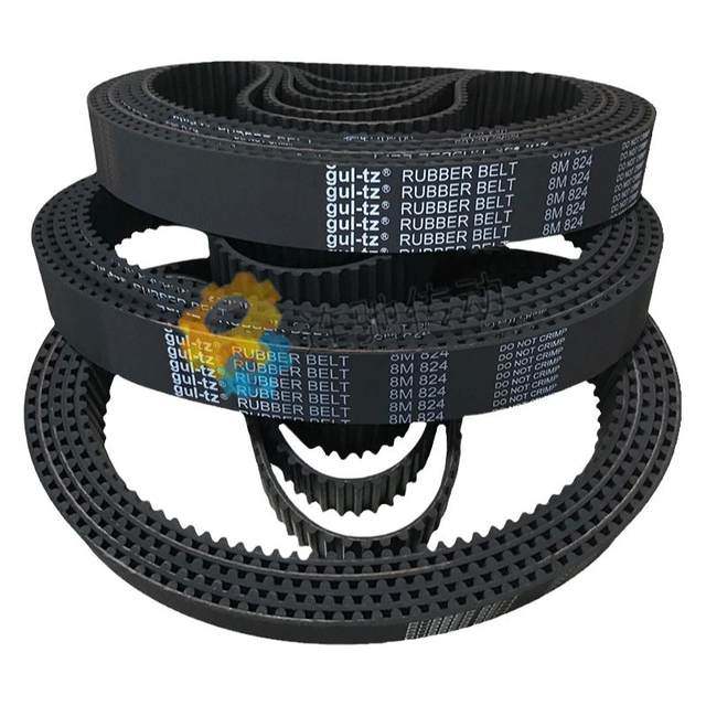 Rubber timing belt HTD8M2800,8M2840