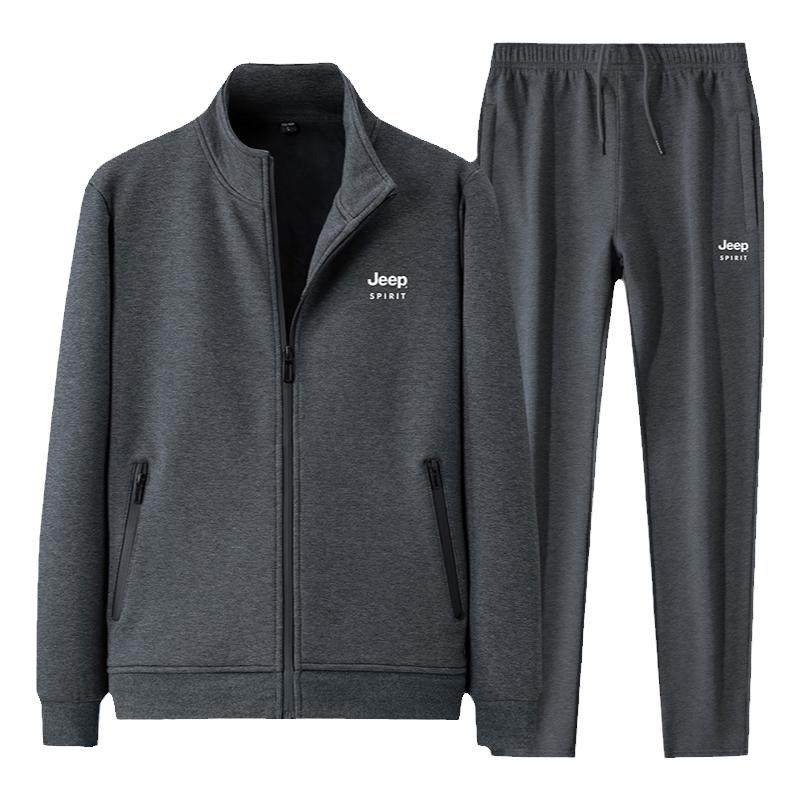 Jeep/JEEP pure cotton sports suit male dad outfit