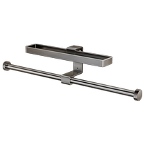 Clothes rack storage artifact balcony home wall punch-free wall-mounted organizing clip multi-functional hook rod