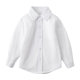 2025 Nueva camisa blanca para niños uniforme escolar para estudiantes Four Seasons