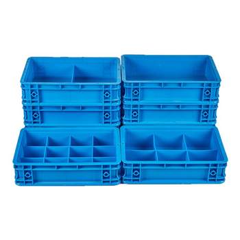 Plastic storage box divided into formats, multi-grid parts box classification hardware tool screw turnover box rectangular small box
