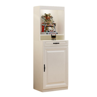 Buddhist altar cabinet with door household God of Wealth worship table economical Guanyin shrine cabinet Guan Gong statue cabinet shrine