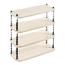 Retro style dormitory shoe rack home indoor university dormitory multi-layer door simple shoe rack new 2024 hot model