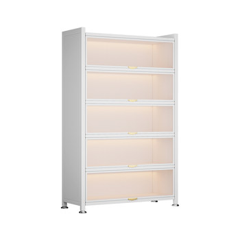 Kitchen cabinet steel storage rack floor-standing household multi-layer storage cabinet widened multi-function microwave storage rack