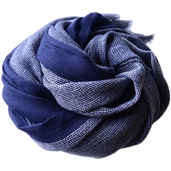 European and American Style Foreign Trade Color-Blocked Men's Cotton and Linen Scarf, Versatile and Trendy Fashion Scarf for Young Men, Autumn and Winter