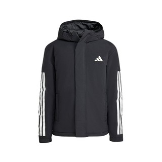 Adidas adidas waterproof, windproof and warm sports casual hooded jacket men's short cotton jacket jy8303