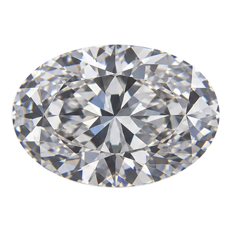 D color VVS1 oval moissanite loose stone, 1-5 carat special-shaped diamond, high fire color, ring pendant inlaid with main stone
