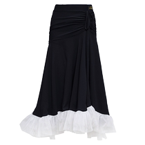 Danbaoluo international modern dance skirt fashionable lace-up temperament lace national standard dance dress high-end competition skirt