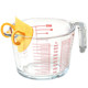 Glass egg beating bowl egg liquid filter cup