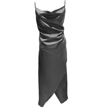 dress banquet dress ແມ່ຍິງ summer ຝຣັ່ງ temperament sexy backless suspender skirt ຍາວ drape ແອວແມ່ນບາງແລະ slit ສູງ
