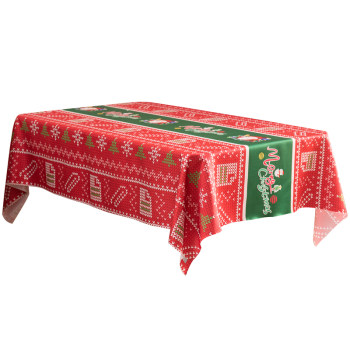 Christmas tablecloth new year atmosphere american festive Christmas tablecloth new year atmosphere american festive