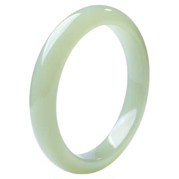 Ice chalcedony clear water afghan jade bracelet