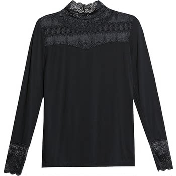 Modal bottoming shirt slim fit lace ເສື້ອ bottoming versatile