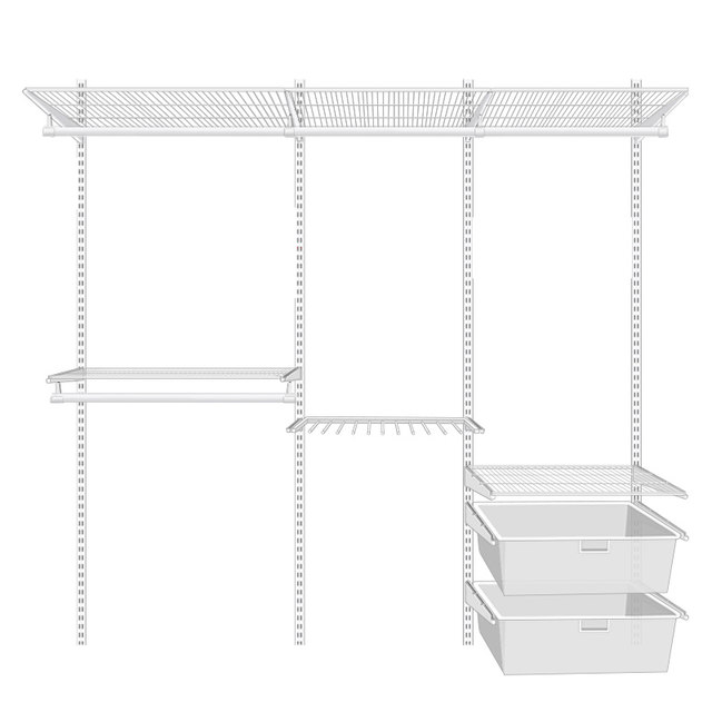 Xingu whole house custom built wall wardrobe, clothes rack storage