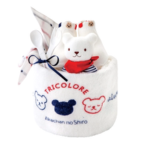 (Self-operated) Japan-made Aka Craftsmans City Male and Female Baby Gift Box Set Practical One-Year-Old Gift Bath Towel Bear