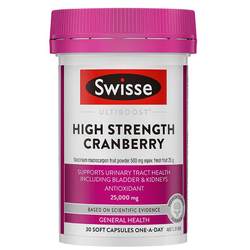 Swisse Private Care Cranberry Essence Capsules 30 Capsules / Bottle Ladies Probiotics