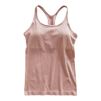 Quick-drying long bottoming seamless racer summer sports vest