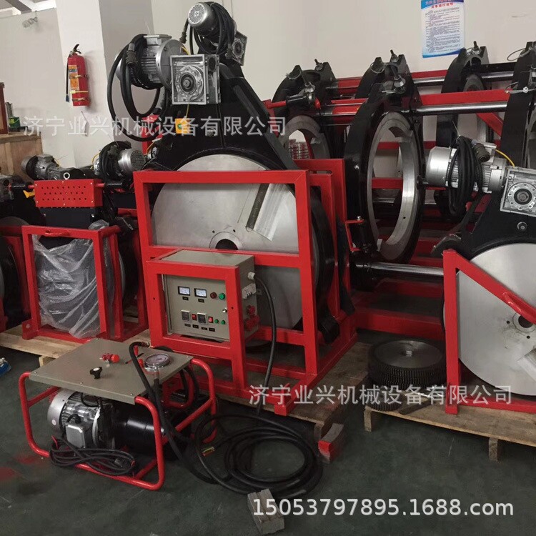 PE pipe milling hot melt all-in-one liquid hot-melt welding machine 250-480 hydraulic hot-melt welding machine four columns-Taobao