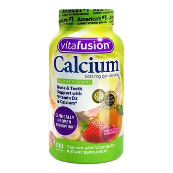 vitafusion calcium tablets women's calcium supplement leg cramps gummies women college students vitamin d biocalcium tablets chewable